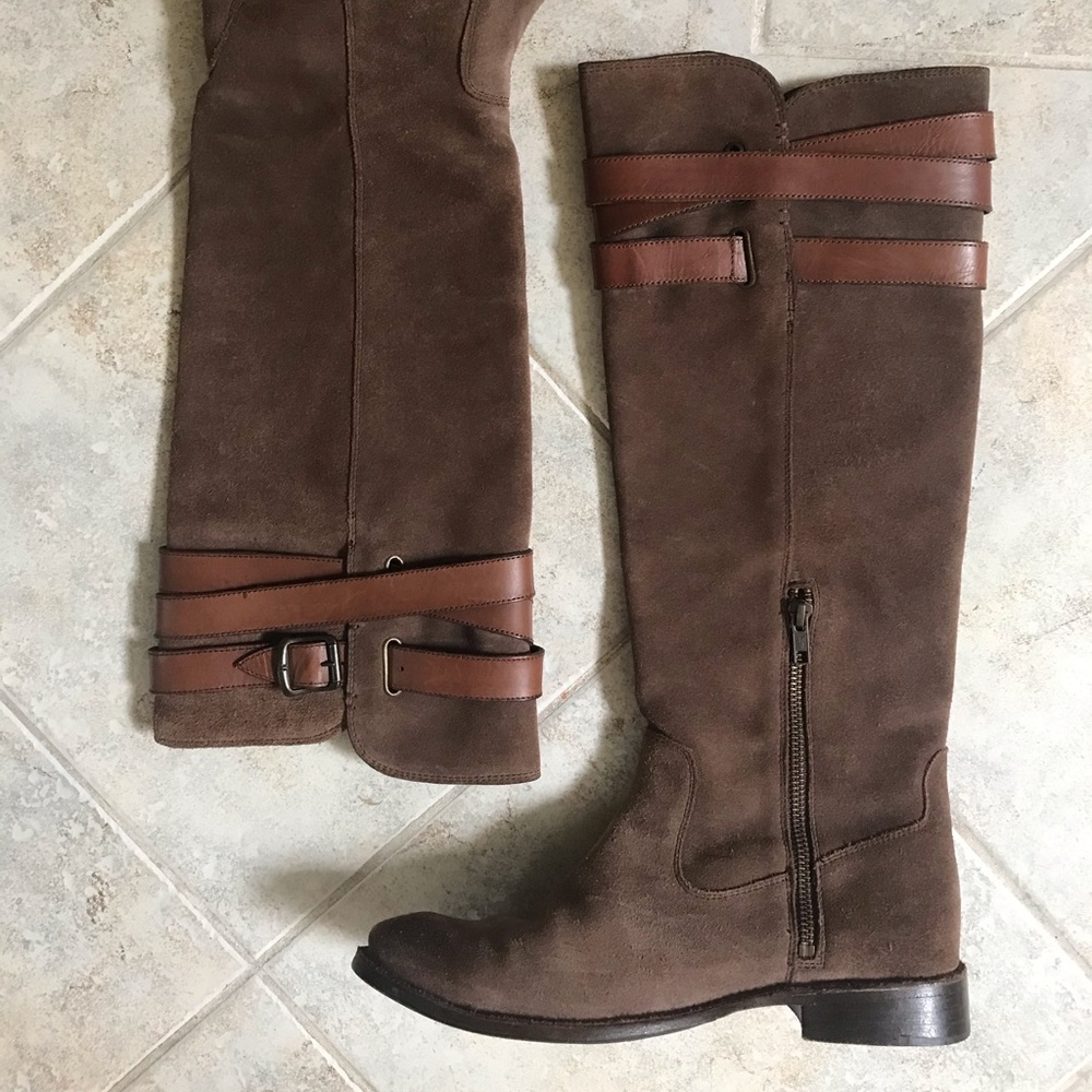 Frye suede boots